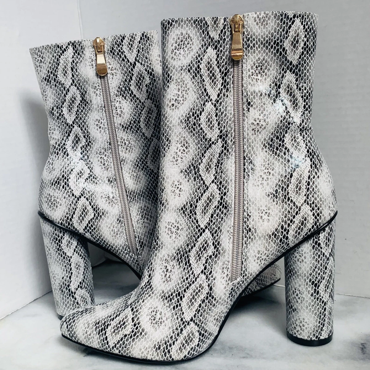 White boots cheap fashion nova