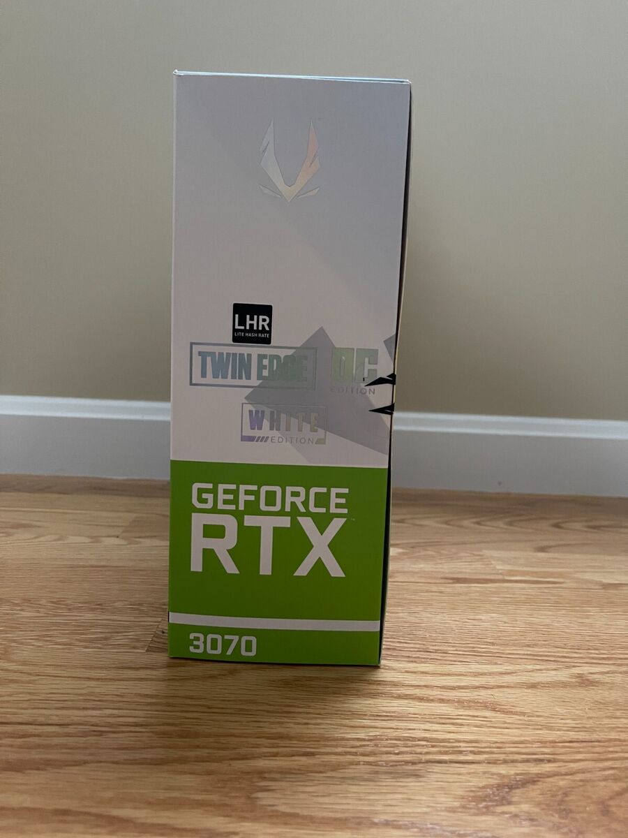 ZOTAC GeForce RTX 3070 Twin Edge OC White Edition 8GB GDDR6 ZOTAC GeForce RTX 3070 Twin Edge OC White Edition 8GB GDDR6