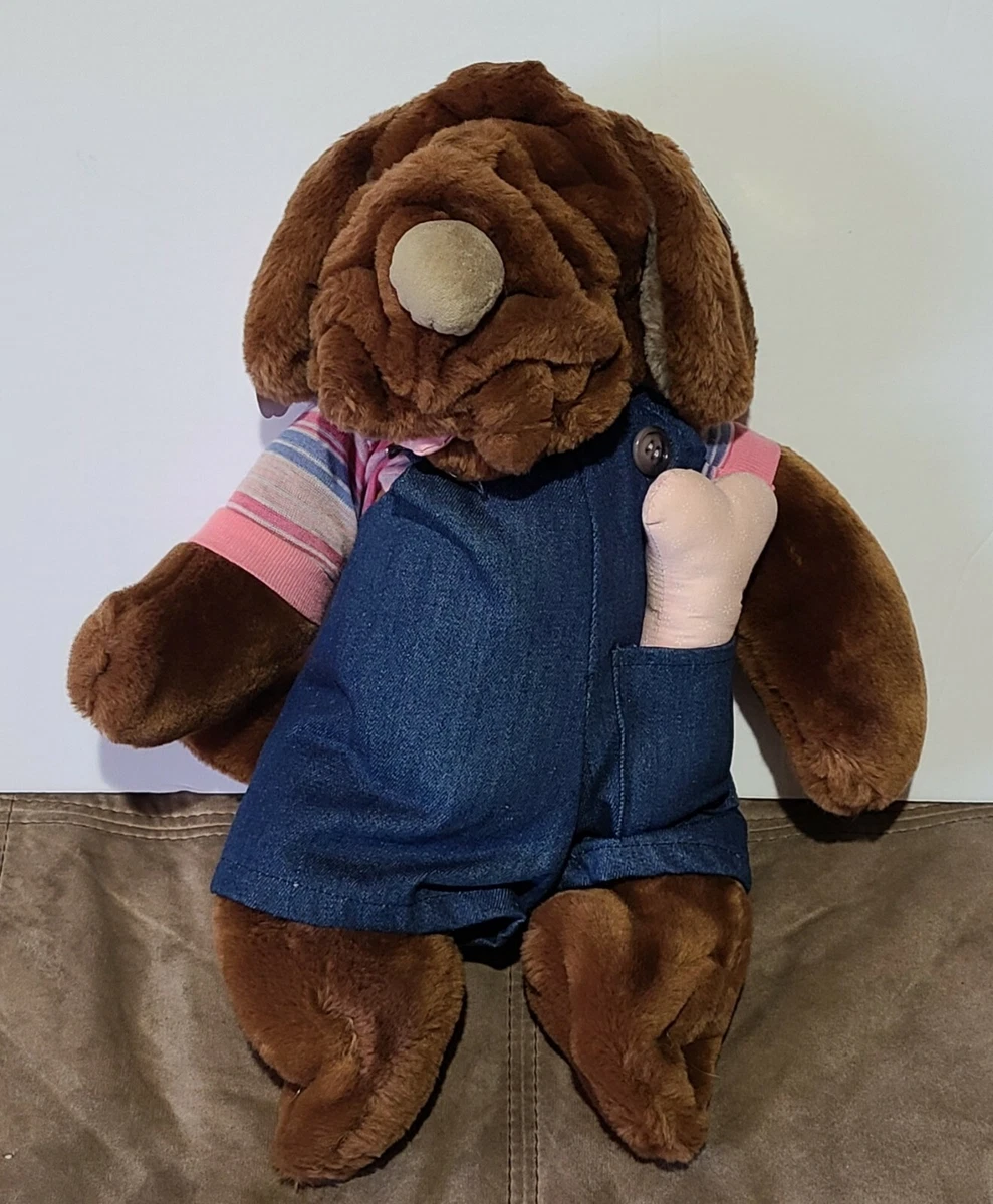 Wrinkles dog teddy bear deals