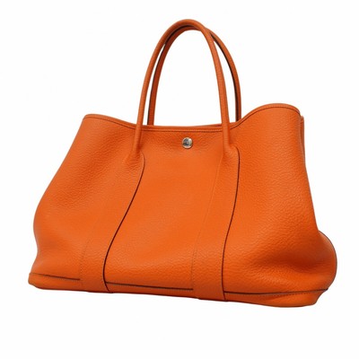 Hermes Tote Bag Garden Party PM Country Orange Bobby