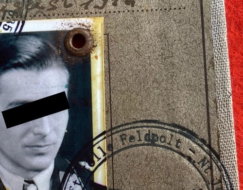 WWII German Luftwaffe Military Officer ID Document / DOCUMENTACIÓN PILOTO WWII - Imagen 8 de 11