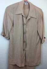 D.J. Summers  Woman's A Line Sleeveless Dress & 3/4 Jacket Vintage 70s