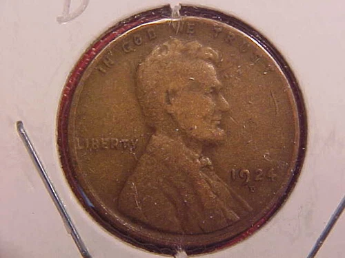 1924 D LINCOLN CENT - VG - SEE PICS! - (N2149)
