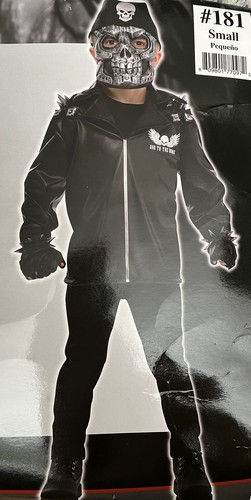 Bad to the Bone Biker Jacke Halloween Cosplay Kostüm Kinder klein (4 - 6) - Bild 11 von 11