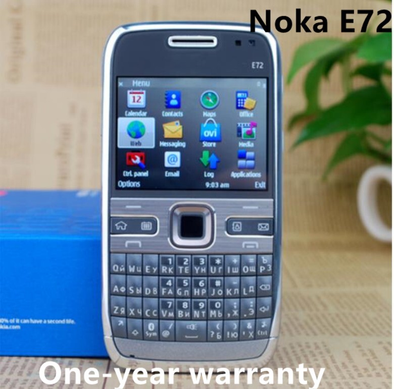 Nokia E72 Unlocked 3G network WIFI GPS Mobile Phone 5MP Camera 2.4