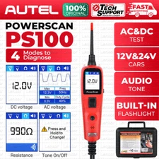Autel Power Scan PS100 Circuit Tester Electrical Power Probe 12V/24V Diagnostic