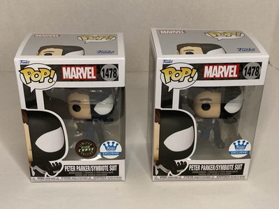 アメコミ Funko POP! 1478 Peter Parker glow chase Funko Pop! Peter Parker Symbiote Suit #1478 Glow Chase Bundle Of 2