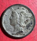 1929D US Mercury SILVER Dime "Denver" Mint! Choice Very Fine! Old US Coin!