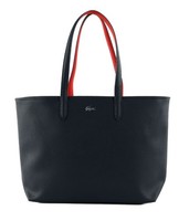 Lacoste Anna Zipped Shopping Bag Schultertasche Tasche Marine 166 Rouge 240 Neu