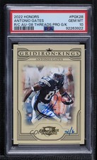 2022 Honors Recollection Collection 2/6 Antonio Gates PSA 10 GEM MT Auto 14t3