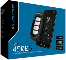 Arctic Start ARX4900S All-in-One 2-Way Remote Start Bundle w LTE LED 3000' Range