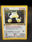 Pokémon Snorlax 1st Edition Holo Rare Jungle 11/64 90 HP Wizards 1999 Card