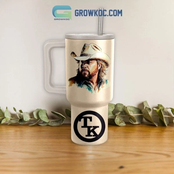 Toby Keith Love Cowboy 40oz Tumbler with Handle