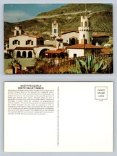 Scotty's Castle Death Valley Ranch Postcard Vintage Architecture View