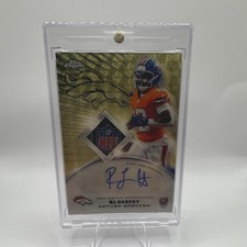 Marketplace image: 2025 Topps Chrome RJ Harvey Denver Broncos Rookie Patch Auto Superfractor 1/1