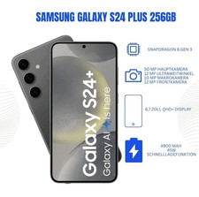 Samsung Galaxy S24+ PLUS 5G 256GB Onyx BLACK Neuwertig Dual-SIM Handy Smartphone