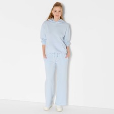 Women's Oversized Bubble Hem Hooded Sweatshirt - Wild Fable