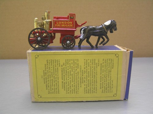 Matchbox Models of Yesteryear Y4 Shand Mason horse drawn fire engine MIB - Picture 3 of 10