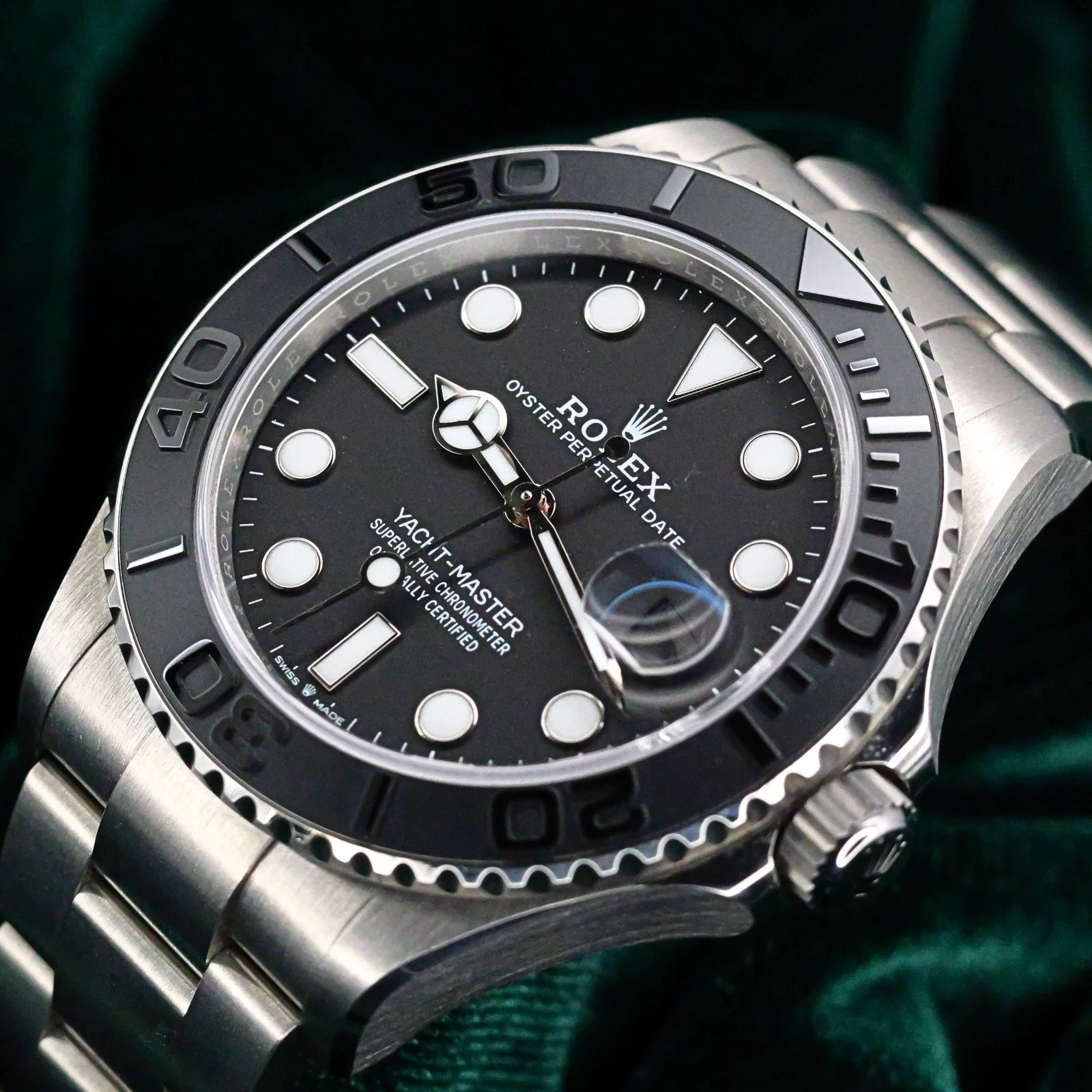 2024 Rolex Yacht Master Black Dial Titanium 42mm MINT FULL SET 226627