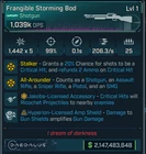Borderlands 4 • MODDED Pearl • Frangible Bod Shotgun• 1m DPS Lvl 1 • PS PC XB
