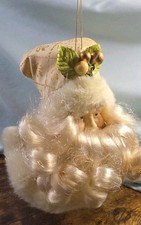 Santa Ornament Vintage Large