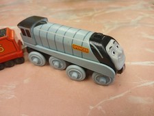 Thomas Friends Wooden Railway Train - Spencer w/ Diecast James Tender