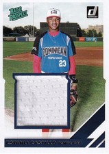 2019 Panini Donruss Tampa Bay Rays Estanli Castillo Rated Prospect Material