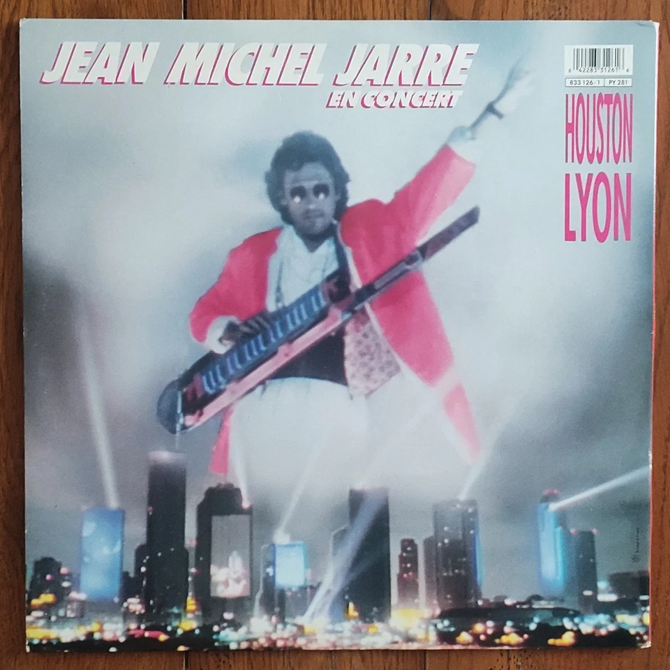 LP 33t 12" JEAN-MICHEL JARRE «En concert Houston / Lyon» ELECTRO FRANCE 1987 - Photo 4/4