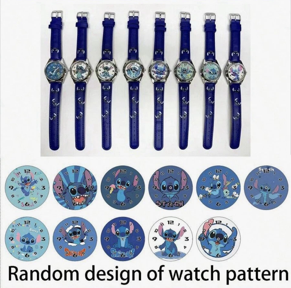 Reloj Pulsera Stitch Mujer Niños Niñas Niños Regalo Joyería Juguete. Foto 4 de 4