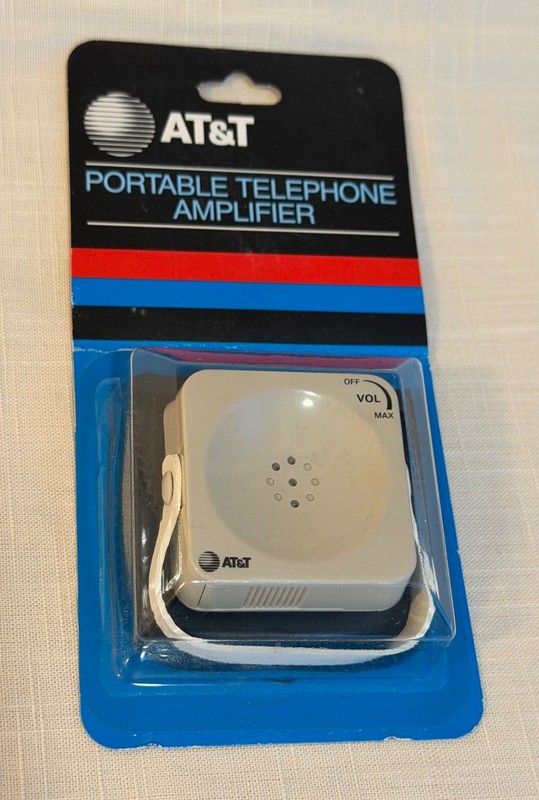 AT&T  Portable Phone Amplifiers - 1985 Vintage NOS