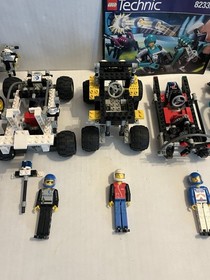 6 Vintage TECHNIC Vehicle & Minifigure Set # 8223 8230 8816 8207 8233 8239 Lot