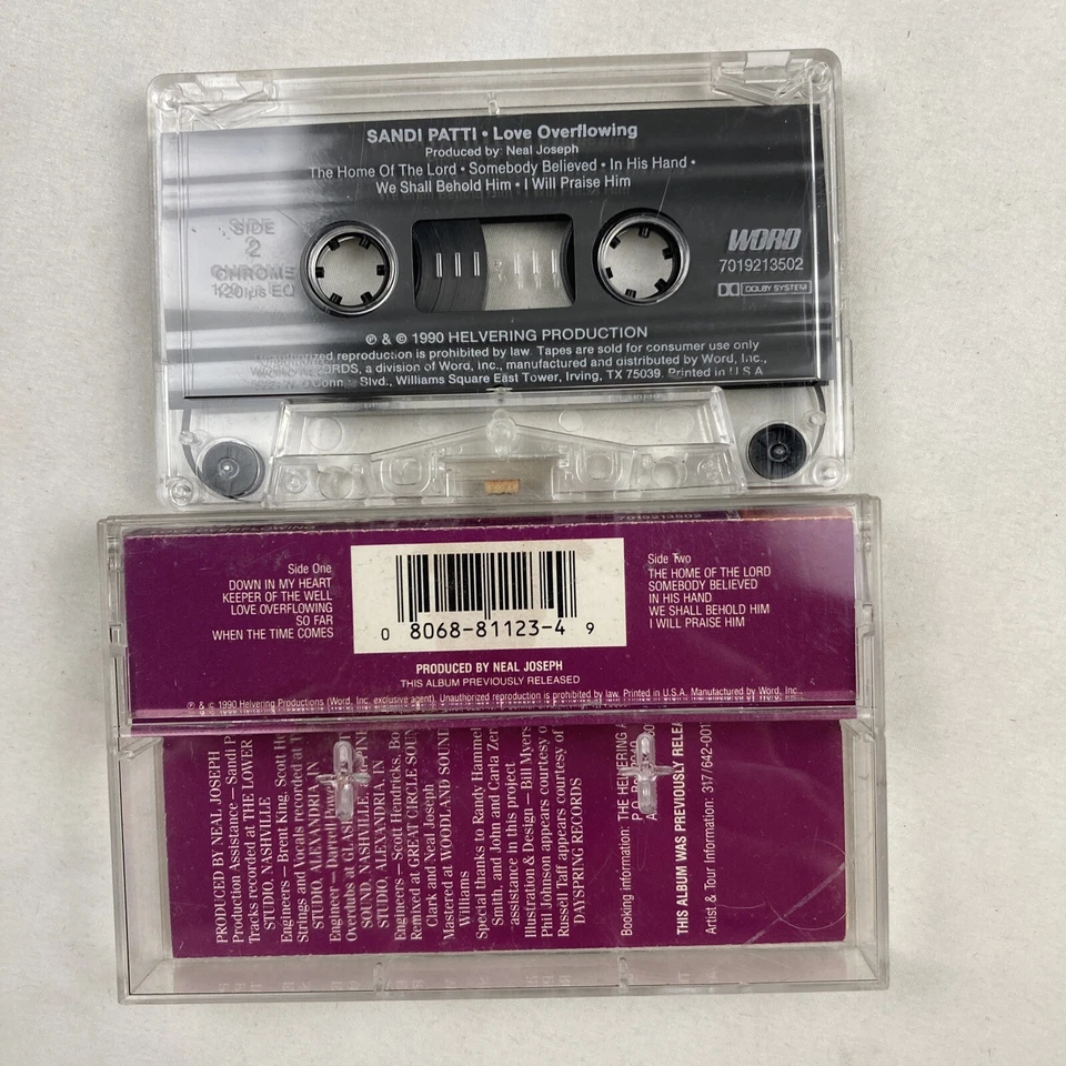Sandi Patti Love Overflowing [Cassette] Foto 2 de 2