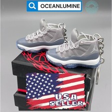 Best Quality Jordan 3D Mini Sneaker Keychain, Shoe Box, Display Box Option