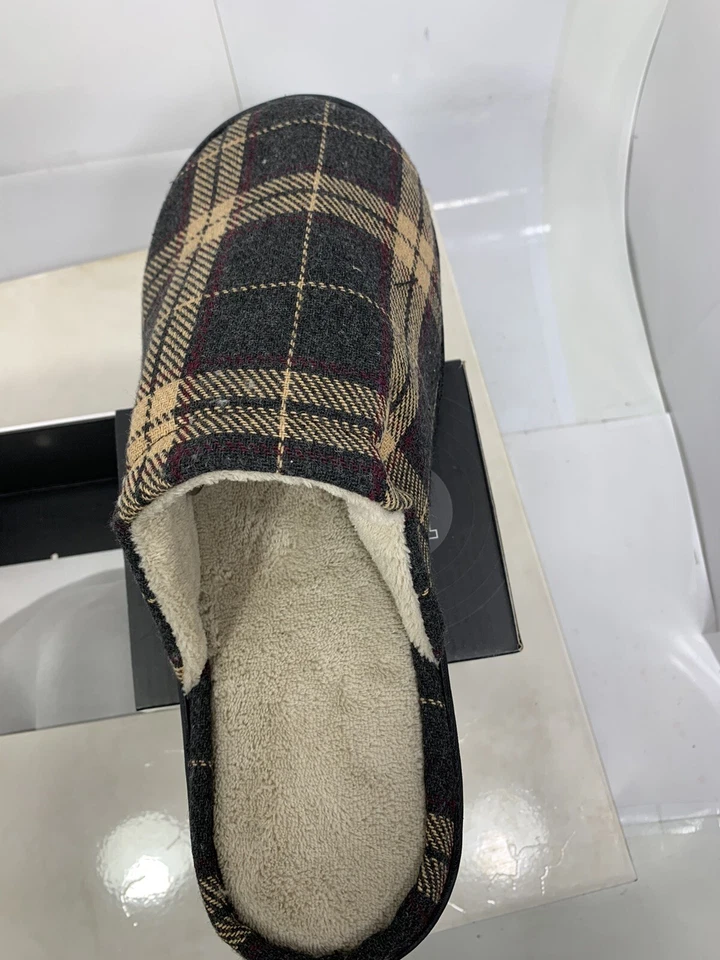 SILVER ONE INTERNATIONAL ZAPATILLAS HOMBRE XL12-13 ESPUMA VISCOELÁSTICA MARRÓN/BEIGE CUADROS Foto 4 de 4