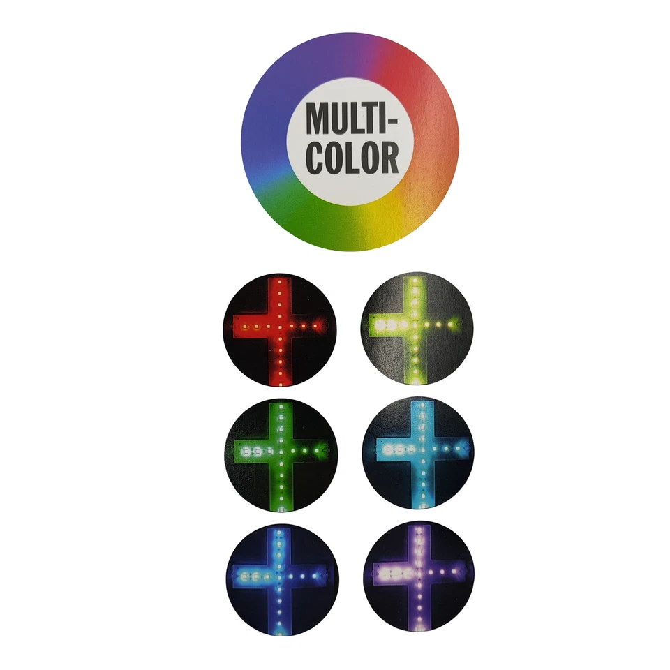 LED Cruz Camión 18 Multi Color Iluminación Cabina Del Conductor Luz Interior 24V - Imagen 4 de 4