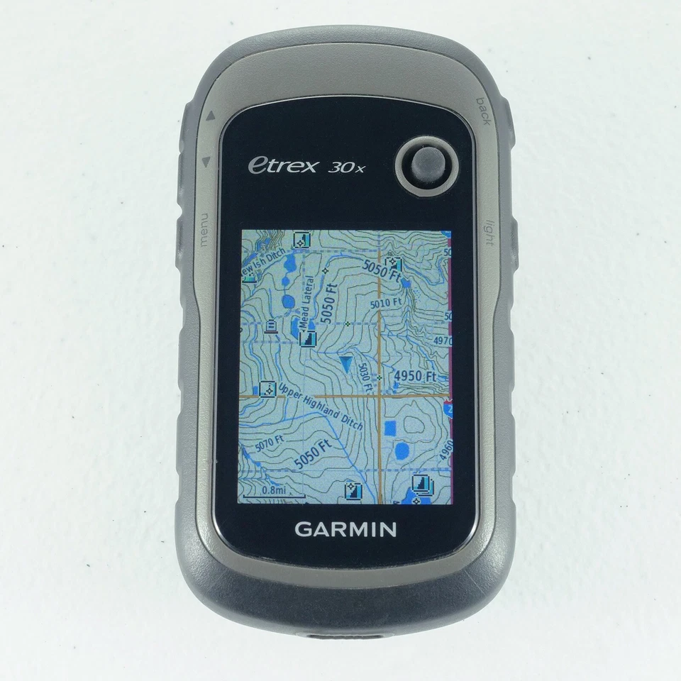 Garmin eTrex 30x GPS w/ Maps Upgrade TOPO U.S. 24K Trail High Detail Topographic - Image 4 of 4