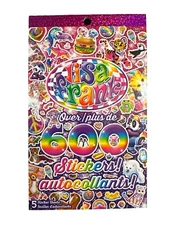 LISA FRANK Sticker Book 600 Stickers NEW 80s 90s Kids Retro Unicorns Journaling