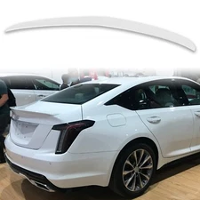 Painted OE Style ABS Trunk Spoiler For Cadillac CT5 20-24 Crystal White WA140X