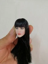 1:6 Female Doll Head Carved Beauty Girl Pale Head Sculpt For 12" Phicen TBL Body