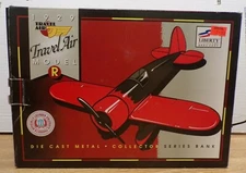 Travel Air 1929 Model R Airplane Bank 8.5"x11" Diecast Liberty 040721DBT