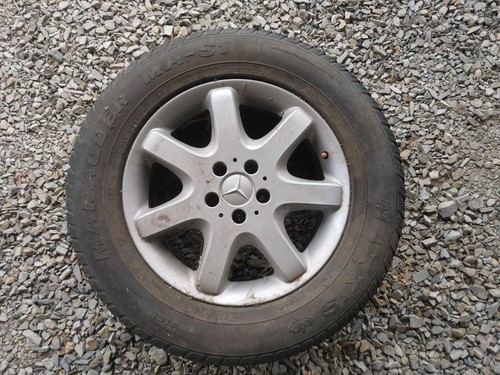 MERCEDES M CLASS WHEEL ALLOY FACTORY, 17X8.5IN, 7 SPOKE, W163, 09/98-08/05 98 99
