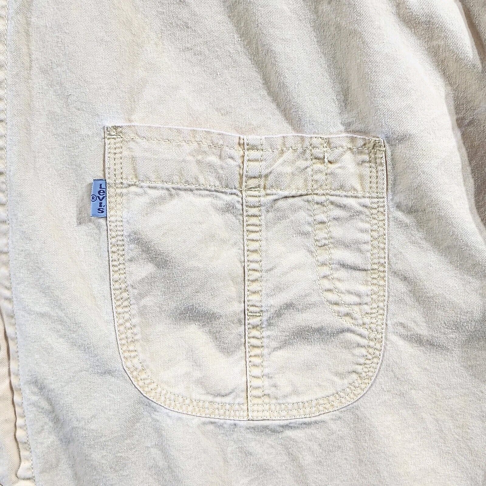Vintage Men's Size XL Levi's Long Sleeve Button U… - image 2