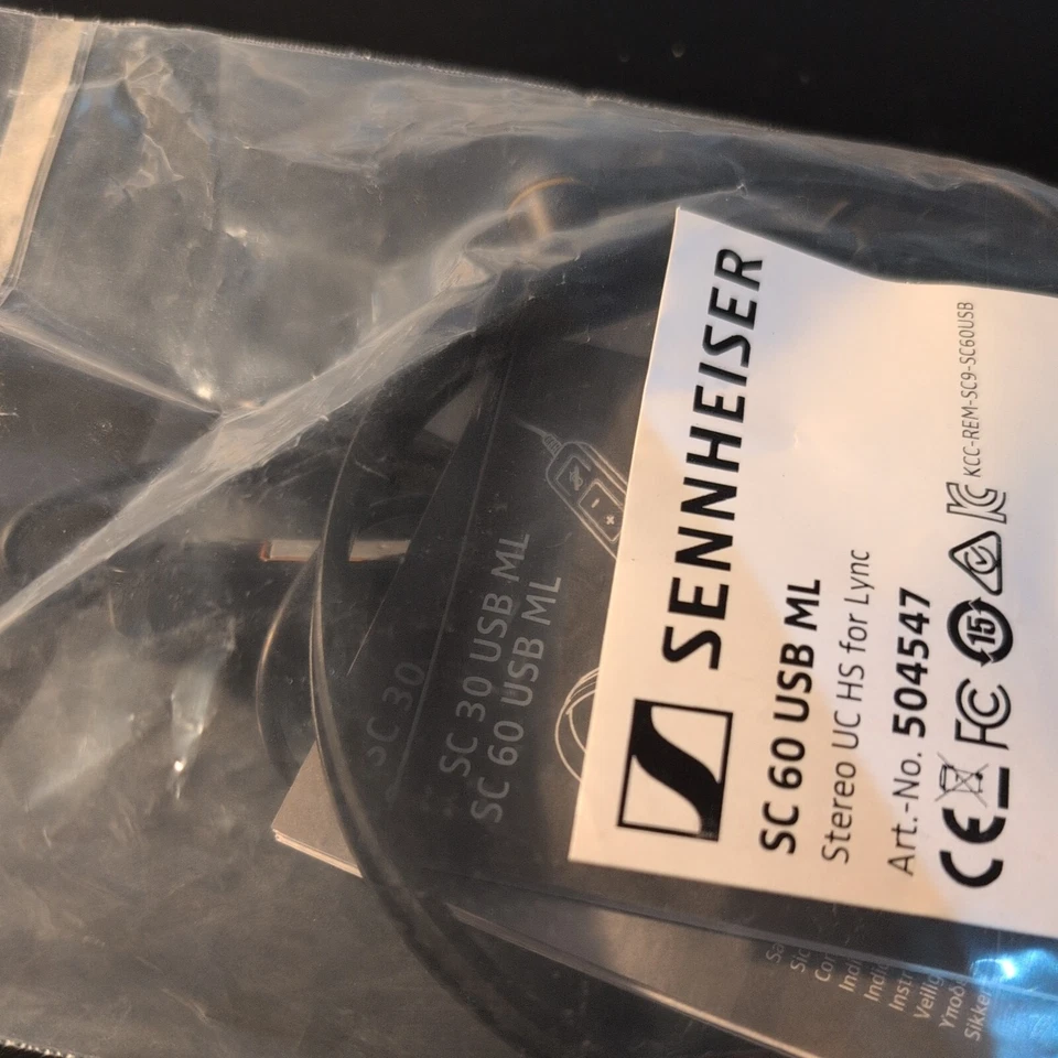 Sennheiser EPOS SC 60 USB ML Headphones - Black (504547) - Image 2 of 4