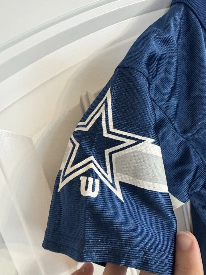 Camiseta deportiva vintage Emmitt Smith Dallas Cowboys #22 NFL Wilson para niños pequeños talla 4T Foto 3 de 4