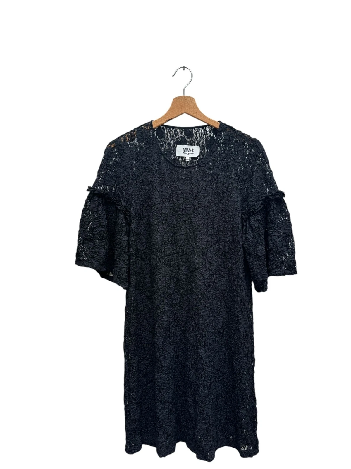 MAISON MARGIELA Abito Maison Martin Margiela nero con lacci taglia XS extra small