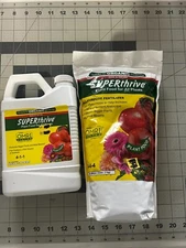 New 2-pack lot Superthrive Organic 4-1-1 Quart Plant food fertilizer 2.2 LB