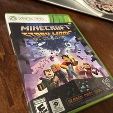 TESTED 2 Game Lot Xbox 360 Minecraft Story Mode  no manual 