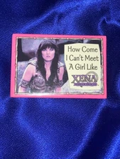 RARE XENA: WARRIOR PRINCESS "How Come I Can't Meet A Girl Like Xena Magnet 3 x 2