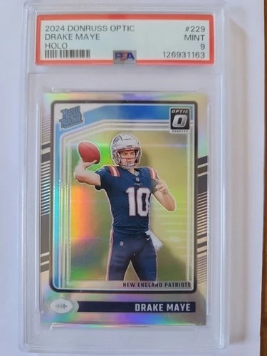 2024 Panini Donruss Optic - Rated Rookie Drake Maye #229 Holo Prizm (RC)