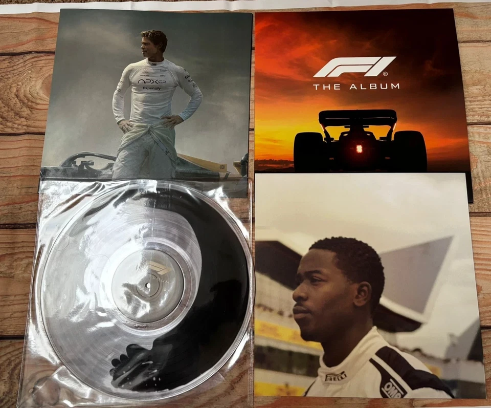 F1 The Album Vinyl Blood Records Bad World Liquid Filled Oil Effect LP  - Image 3 of 4